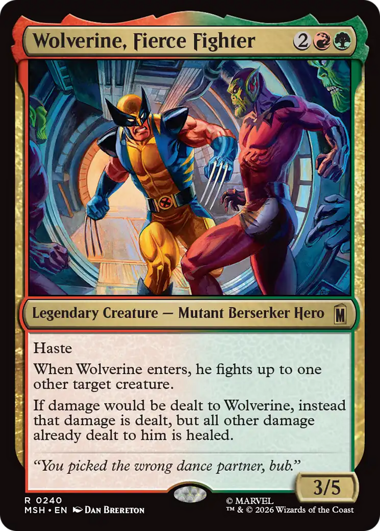 Wolverine, Fierce Fighter [Marvel Super Heroes] | Clutch Gaming