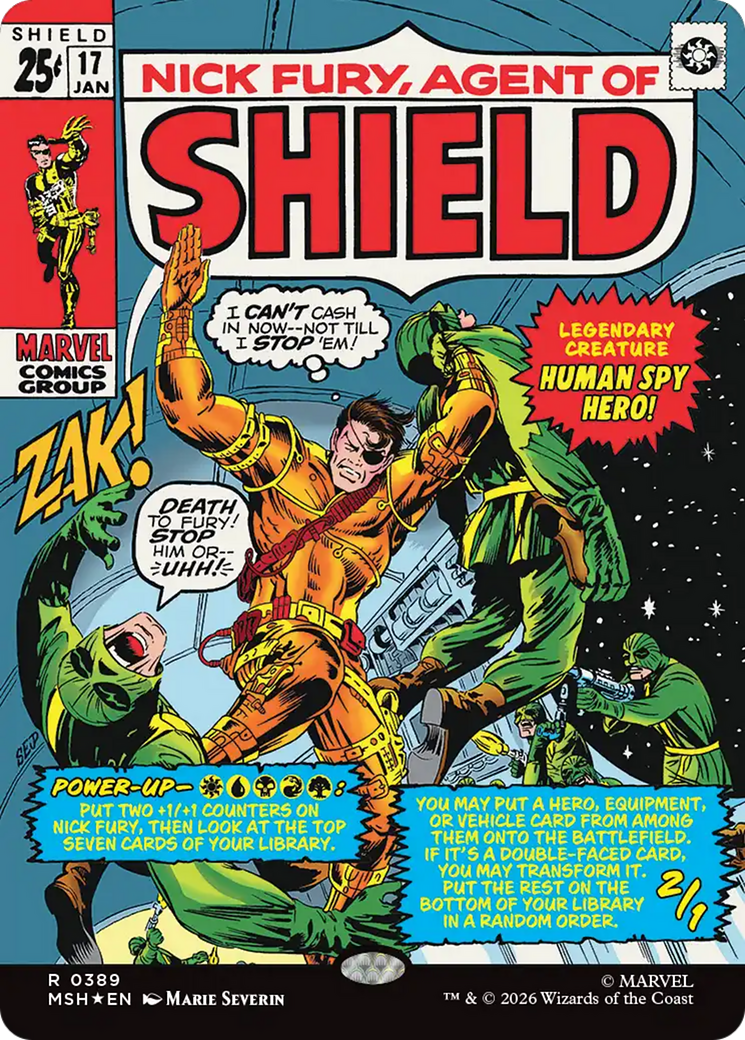 Nick Fury, Agent of SHIELD (Borderless) (0389) [Marvel Super Heroes] | Clutch Gaming