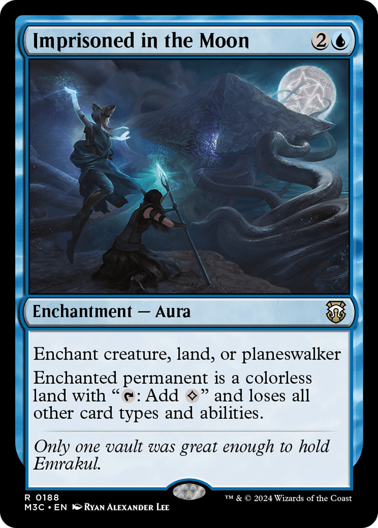 Imprisoned in the Moon (Ripple Foil) [Modern Horizons 3 Commander] | Clutch Gaming