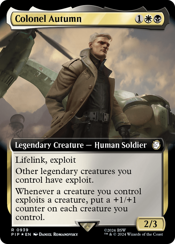 Colonel Autumn (Extended Art) (Surge Foil) [Fallout] | Clutch Gaming