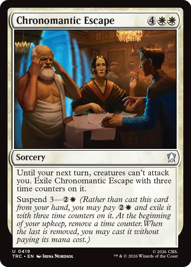 Chronomantic Escape (Surge Foil) [Star Trek Commander] | Clutch Gaming