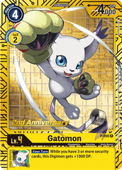 Gatomon [P-006] (2nd Anniversary Card Set) [Promotional Cards] | Clutch Gaming