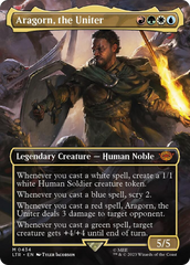 Aragorn, the Uniter (Borderless Alternate Art) [The Lord of the Rings: Tales of Middle-Earth] | Clutch Gaming