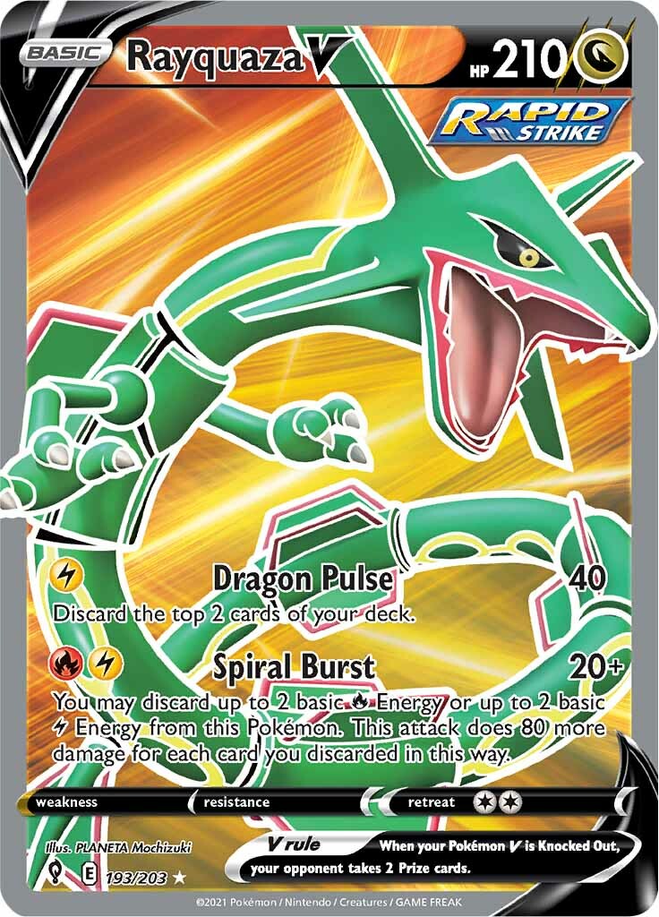 Rayquaza V (193/203) [Sword & Shield: Evolving Skies] | Clutch Gaming