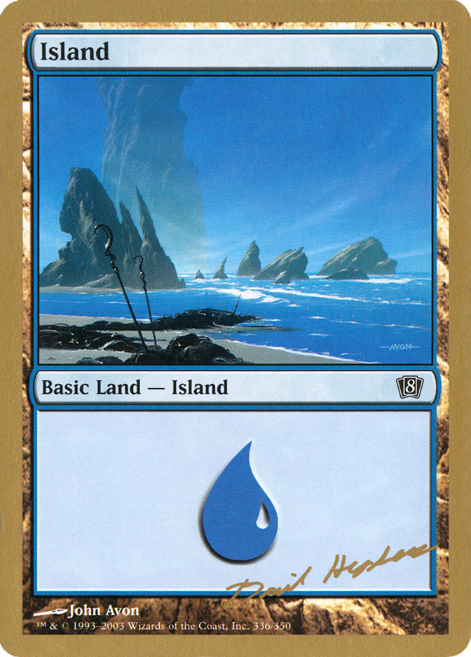 Island (dh336) (Dave Humpherys) [World Championship Decks 2003] | Clutch Gaming