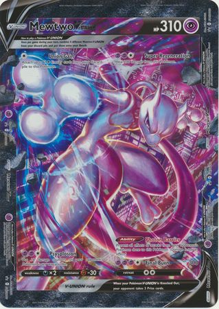 Mewtwo V-Union (Jumbo Card) [Sword & Shield: Black Star Promos] | Clutch Gaming