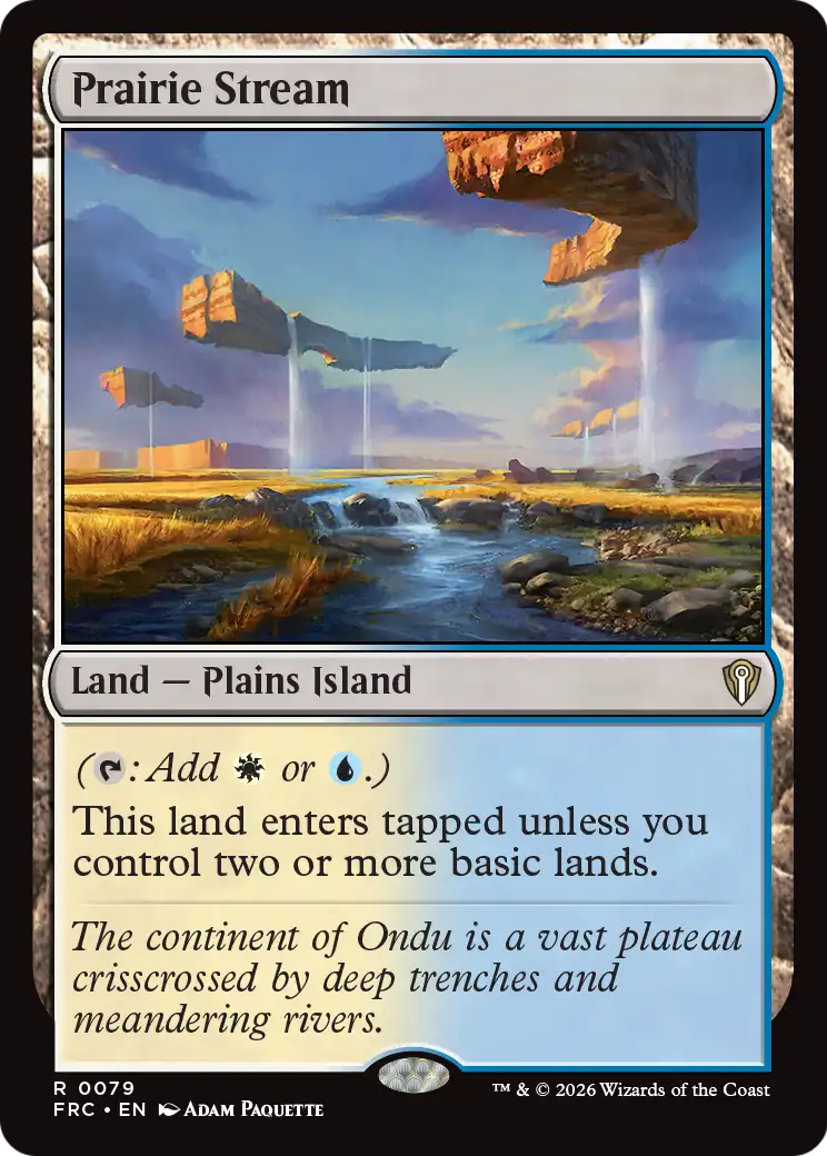 Prairie Stream [Reality Fracture Commander] | Clutch Gaming
