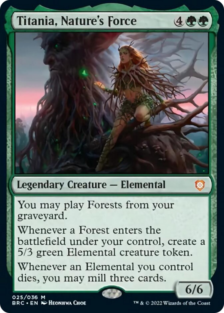Titania, Nature's Force [The Brothers' War Commander] | Clutch Gaming