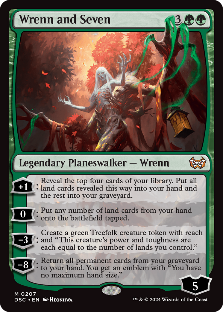 Wrenn and Seven [Duskmourn: House of Horror Commander] | Clutch Gaming