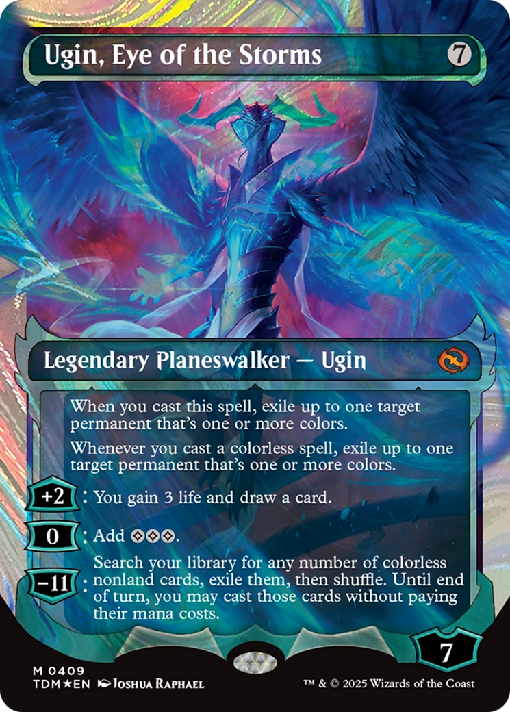 Ugin, Eye of the Storms (Showcase) (Halo Foil) [Tarkir: Dragonstorm] | Clutch Gaming