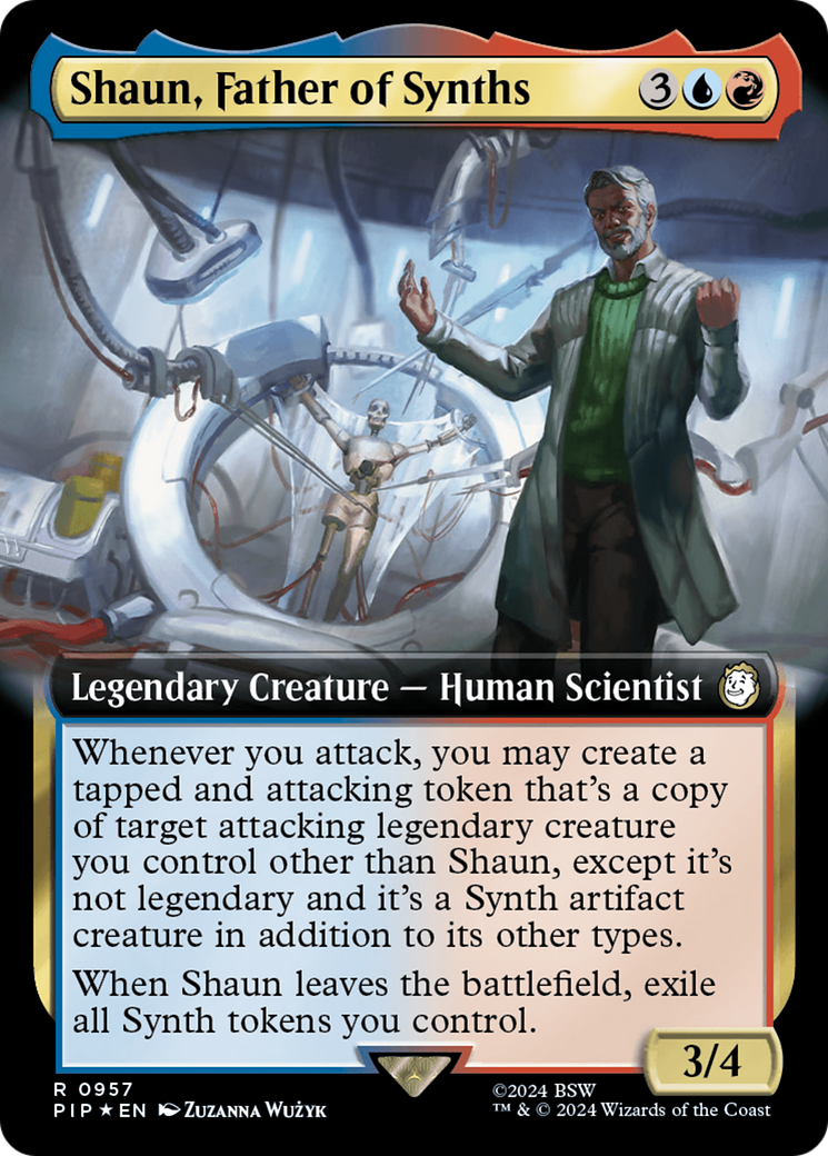 Shaun, Father of Synths (Extended Art) (Surge Foil) [Fallout] | Clutch Gaming