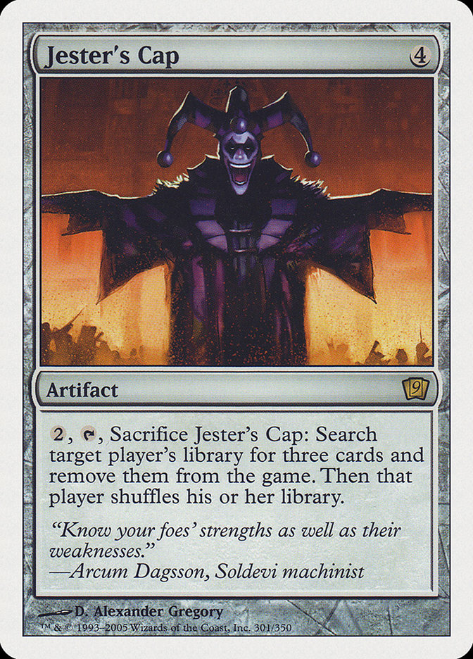 Jester's Cap (9th Edition) [Oversize Cards] | Clutch Gaming