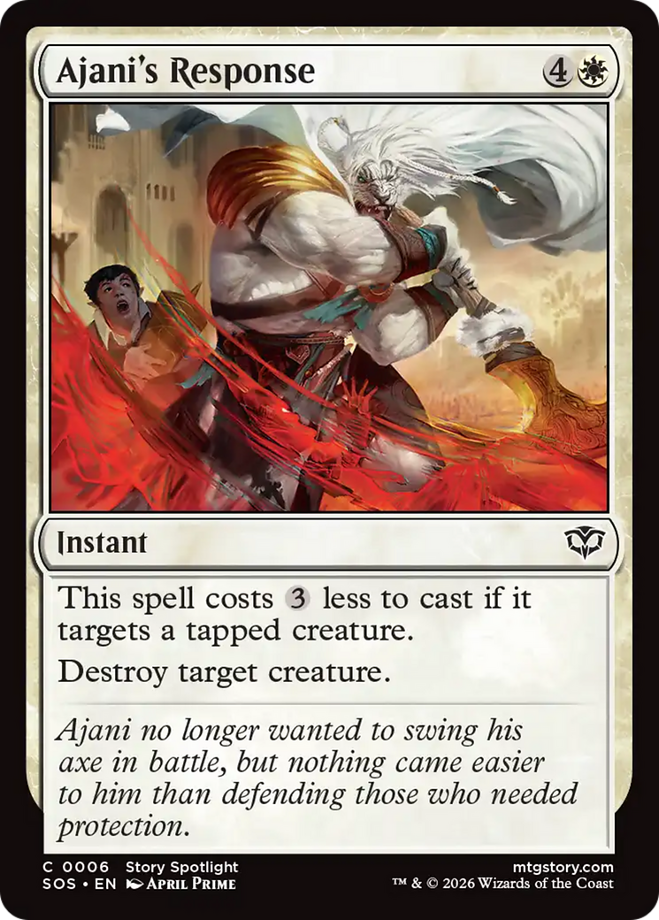 Ajani's Response [Secrets of Strixhaven] | Clutch Gaming