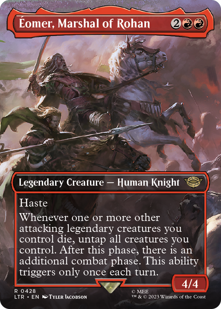 Eomer, Marshal of Rohan (Borderless Alternate Art) [The Lord of the Rings: Tales of Middle-Earth] | Clutch Gaming