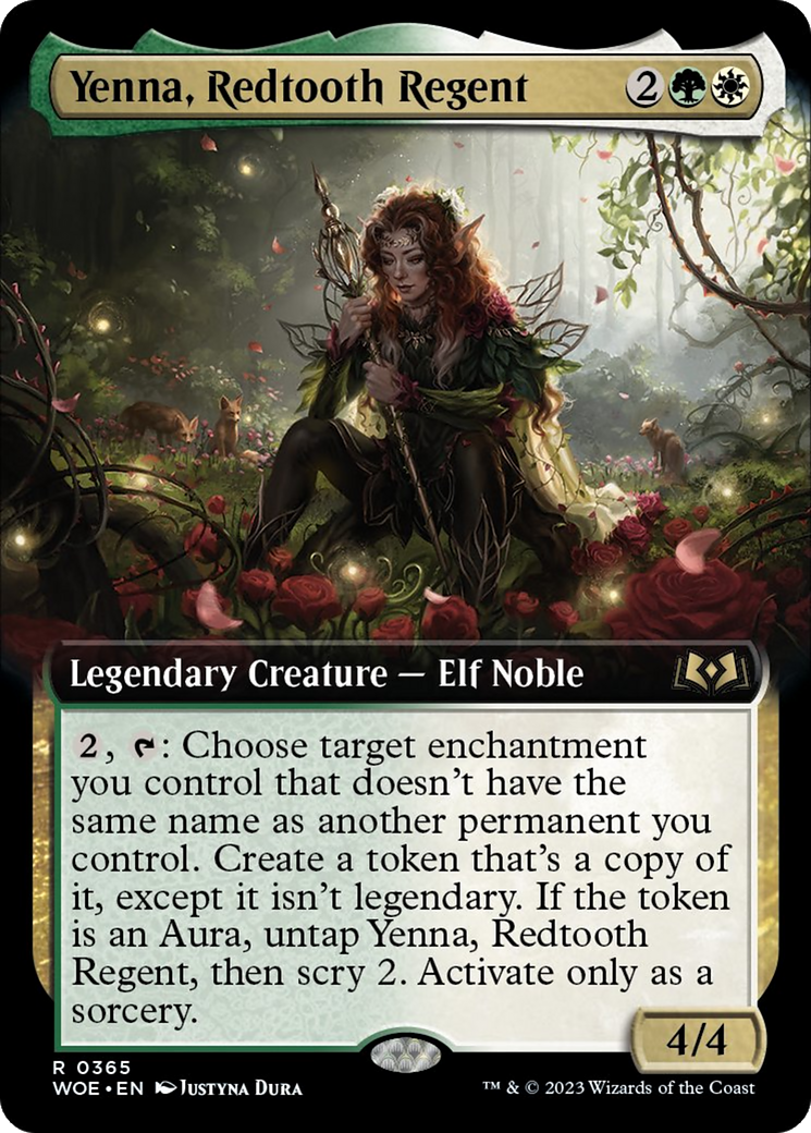 Yenna, Redtooth Regent (Extended Art) [Wilds of Eldraine] | Clutch Gaming