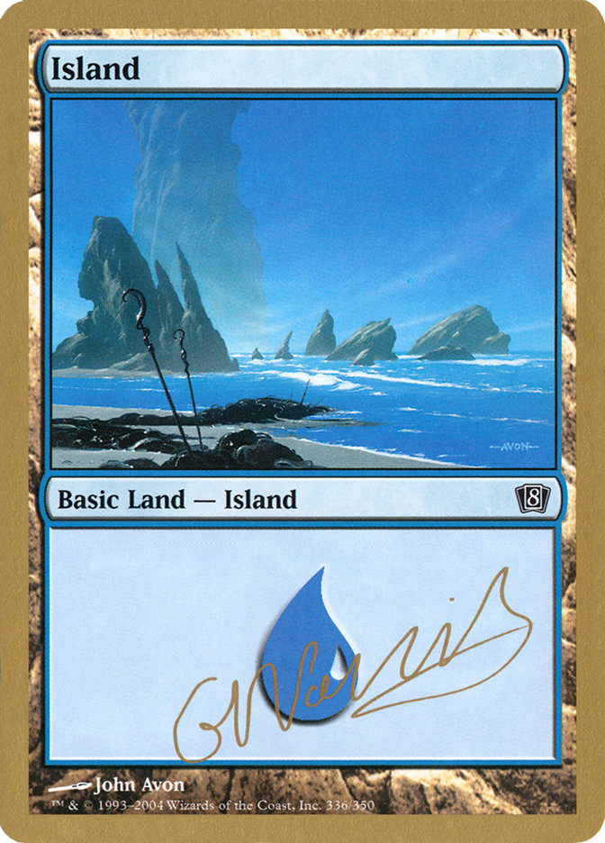 Island (gn336) (Gabriel Nassif) [World Championship Decks 2004] | Clutch Gaming