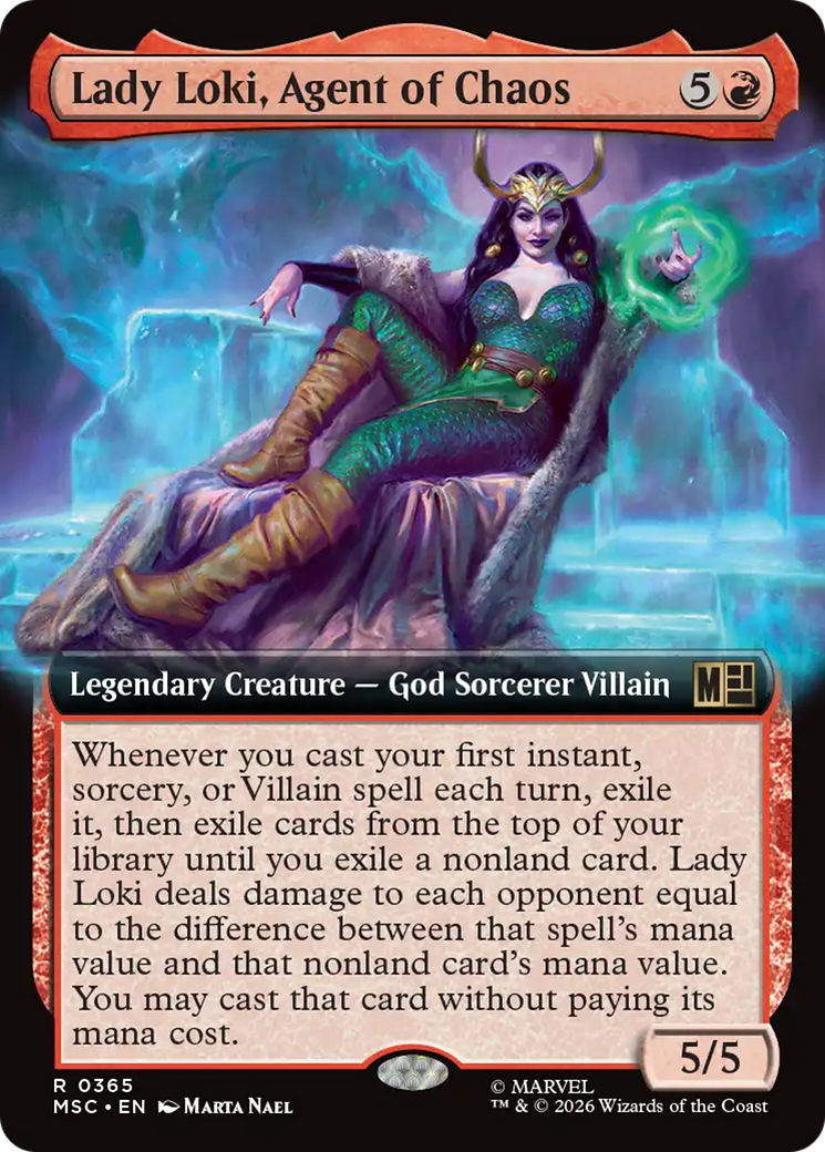 Lady Loki, Agent of Chaos (Extended Art) [Marvel Super Heroes Commander] | Clutch Gaming