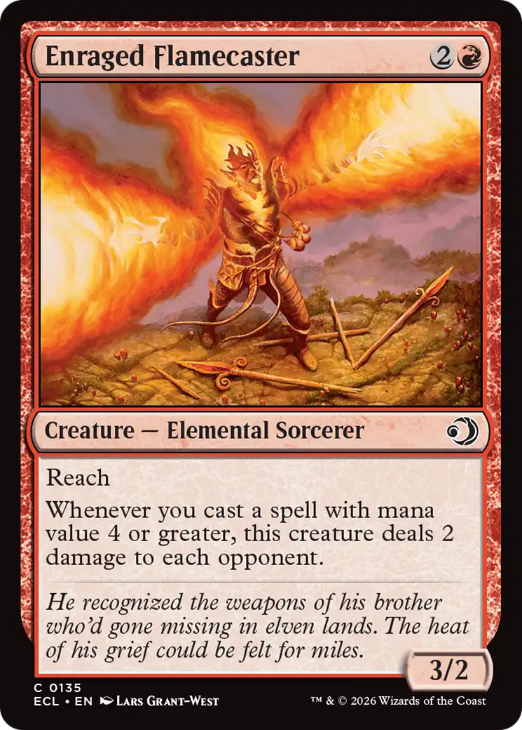 Enraged Flamecaster [Lorwyn Eclipsed] | Clutch Gaming