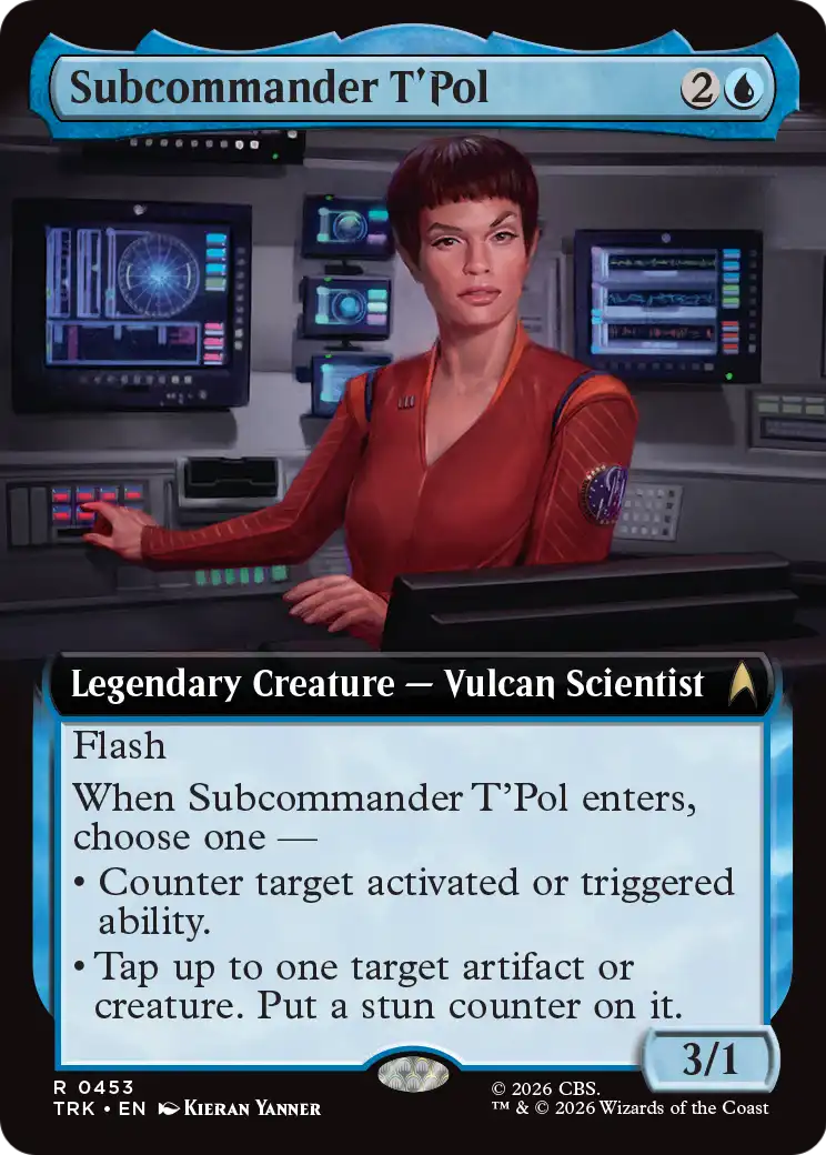 Subcommander T'Pol (Extended Art) [Star Trek] | Clutch Gaming