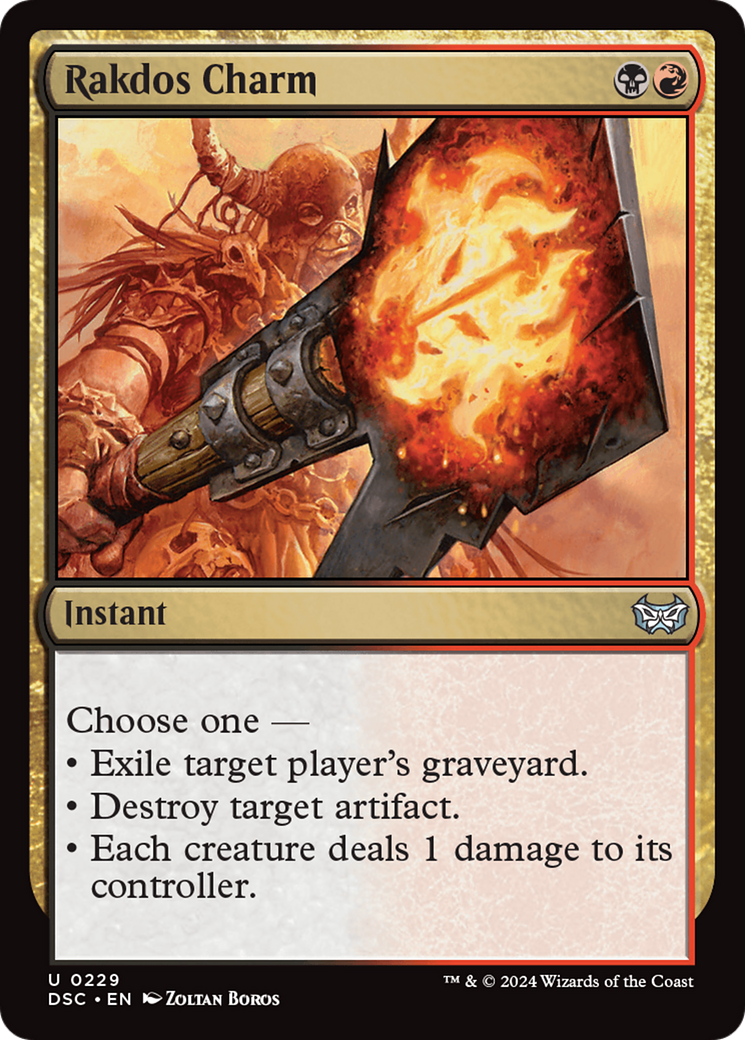 Rakdos Charm [Duskmourn: House of Horror Commander] | Clutch Gaming