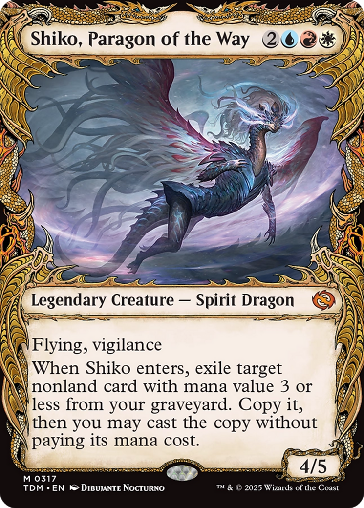 Shiko, Paragon of the Way (Showcase) [Tarkir: Dragonstorm] | Clutch Gaming