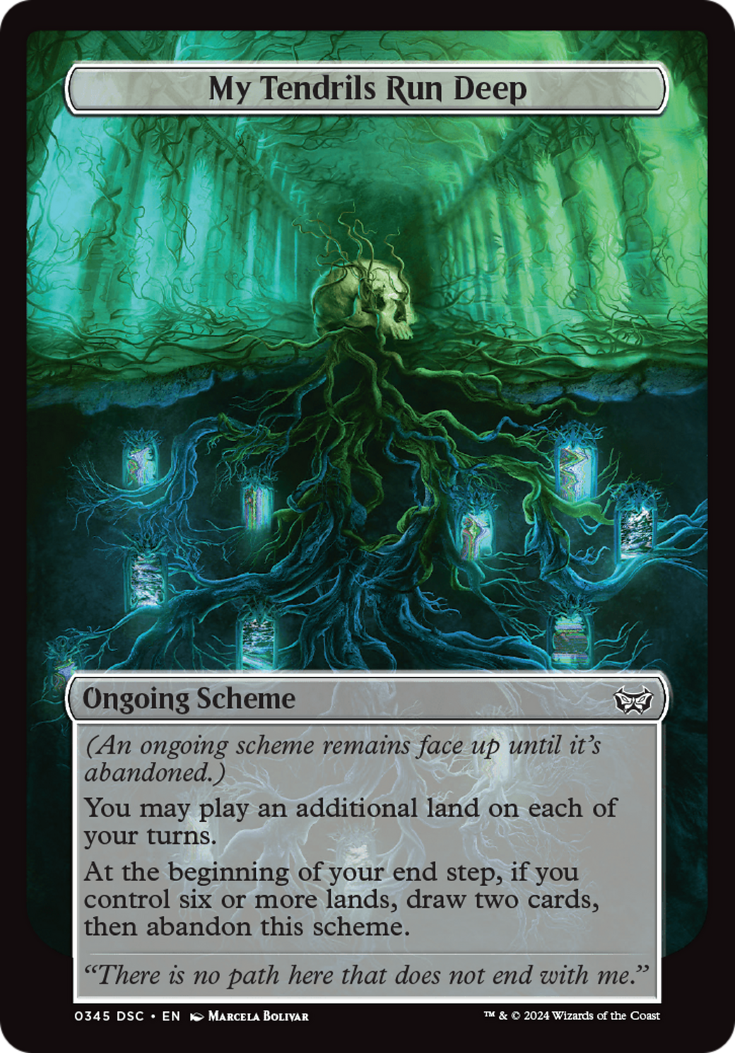 My Tendrils Run Deep (Full Art) [Duskmourn: Archenemy] | Clutch Gaming