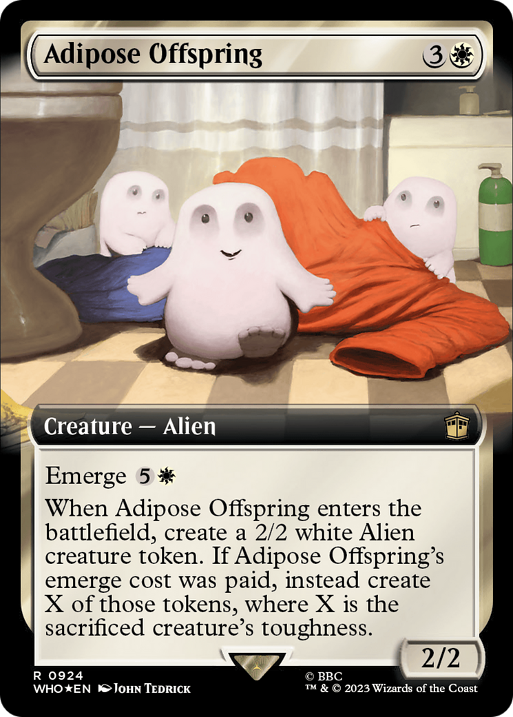 Adipose Offspring (Extended Art) (Surge Foil) [Doctor Who] | Clutch Gaming