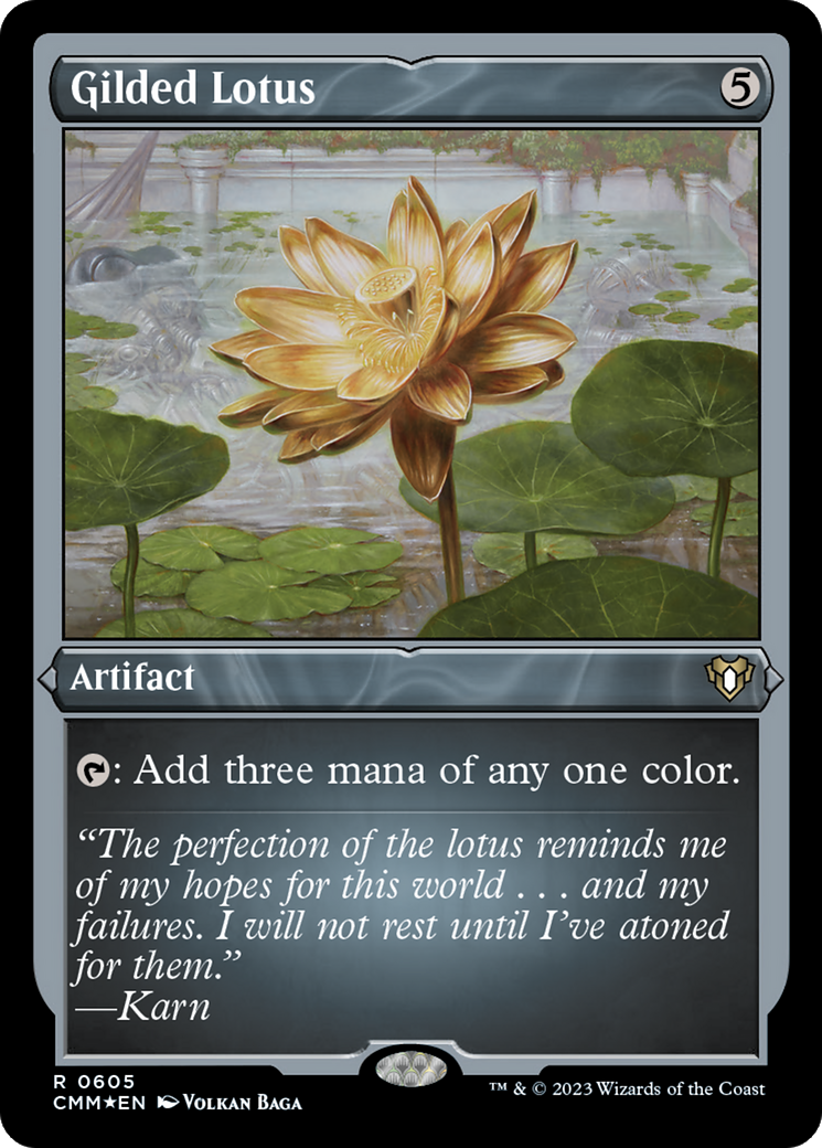 Gilded Lotus (Foil Etched) [Commander Masters] | Clutch Gaming