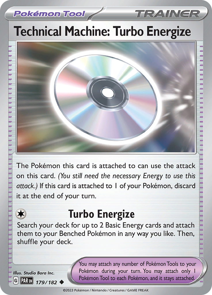 Technical Machine: Turbo Energize (179/182) [Scarlet & Violet: Paradox Rift] | Clutch Gaming