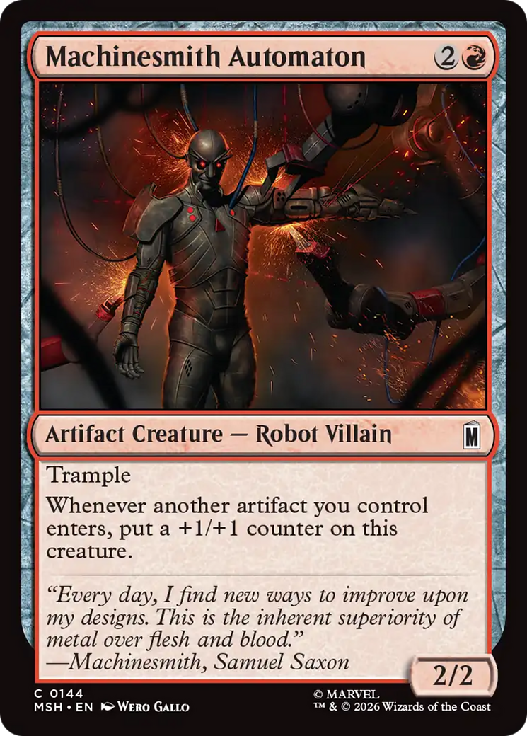 Machinesmith Automaton [Marvel Super Heroes] | Clutch Gaming