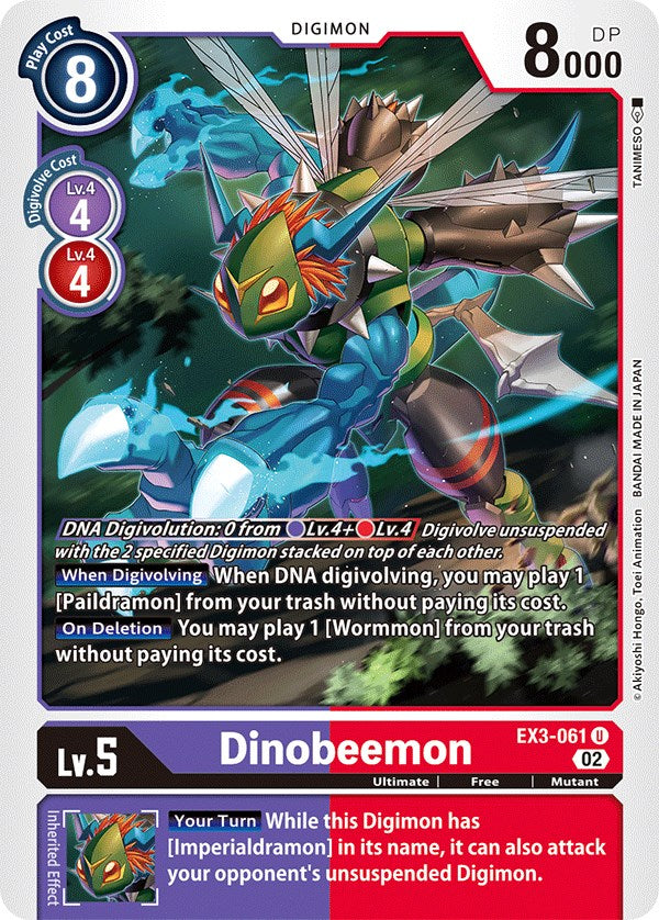 Dinobeemon [EX3-061] [Draconic Roar] | Clutch Gaming