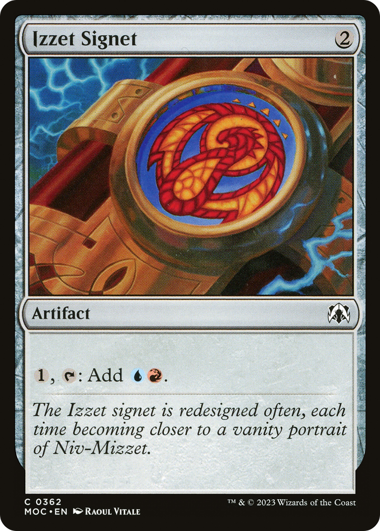 Izzet Signet [March of the Machine Commander] | Clutch Gaming