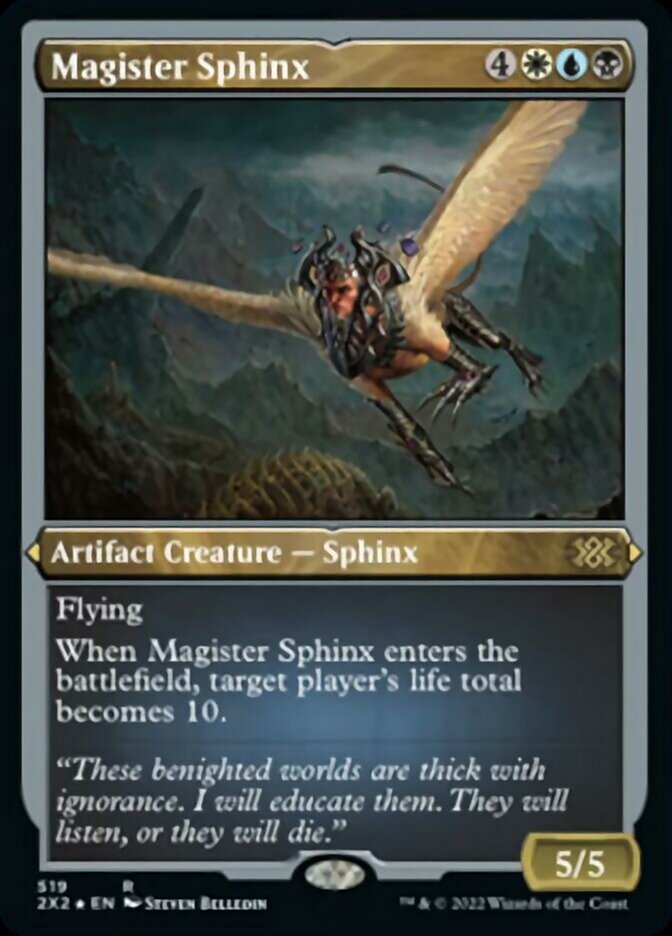 Magister Sphinx (Foil Etched) [Double Masters 2022] | Clutch Gaming