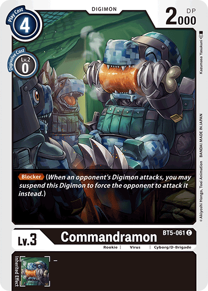 Commandramon [BT5-061] [Battle of Omni] | Clutch Gaming