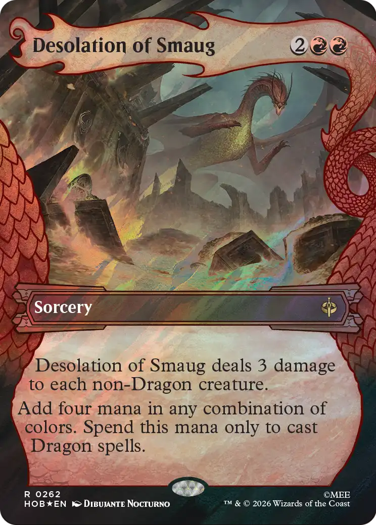 Desolation of Smaug (Showcase) (Surge Foil) [The Hobbit] | Clutch Gaming