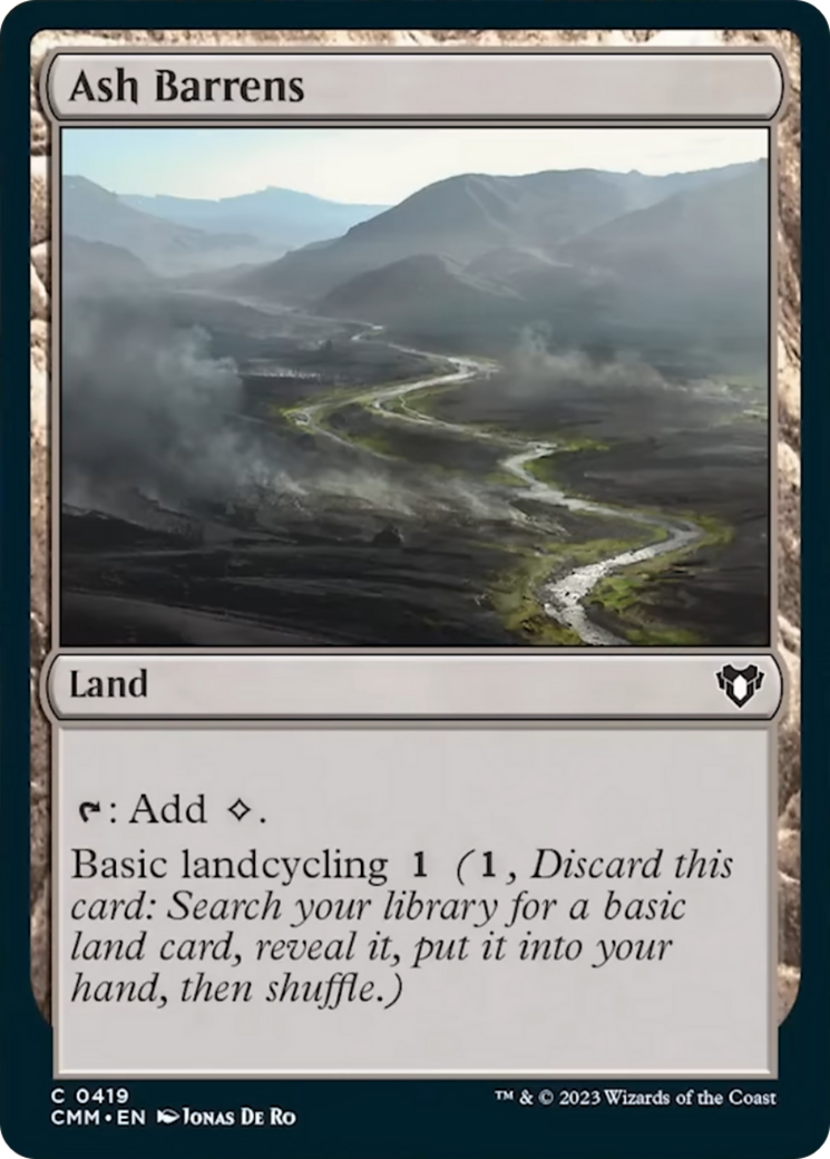 Ash Barrens [Commander Masters] | Clutch Gaming