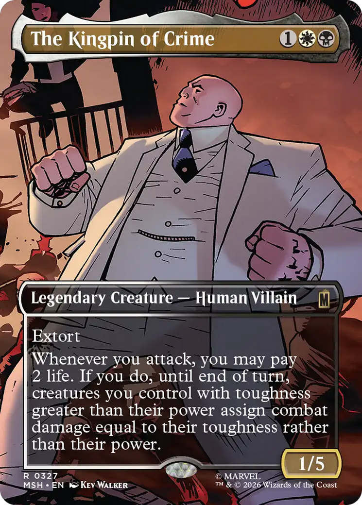 The Kingpin of Crime (Borderless) (0327) [Marvel Super Heroes] | Clutch Gaming