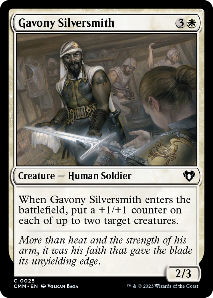 Gavony Silversmith [Commander Masters] | Clutch Gaming