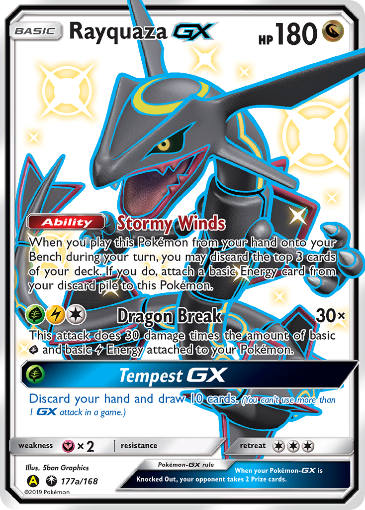 Rayquaza GX (177a/168) [Alternate Art Promos] | Clutch Gaming