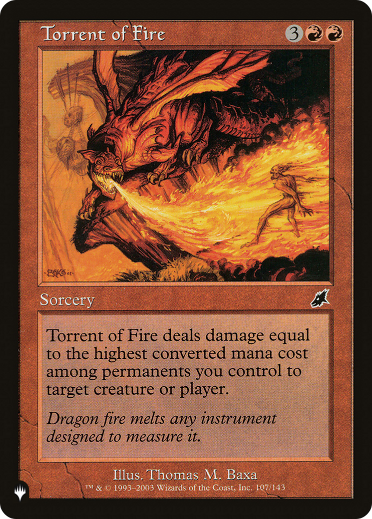 Torrent of Fire [The List Reprints] | Clutch Gaming