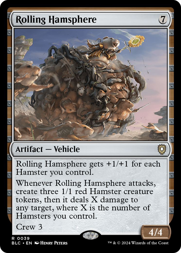 Rolling Hamsphere [Bloomburrow Commander] | Clutch Gaming