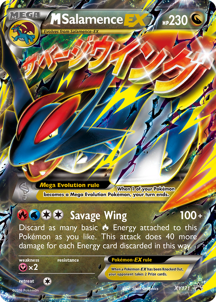 M Salamence EX (XY171) [XY: Black Star Promos] | Clutch Gaming