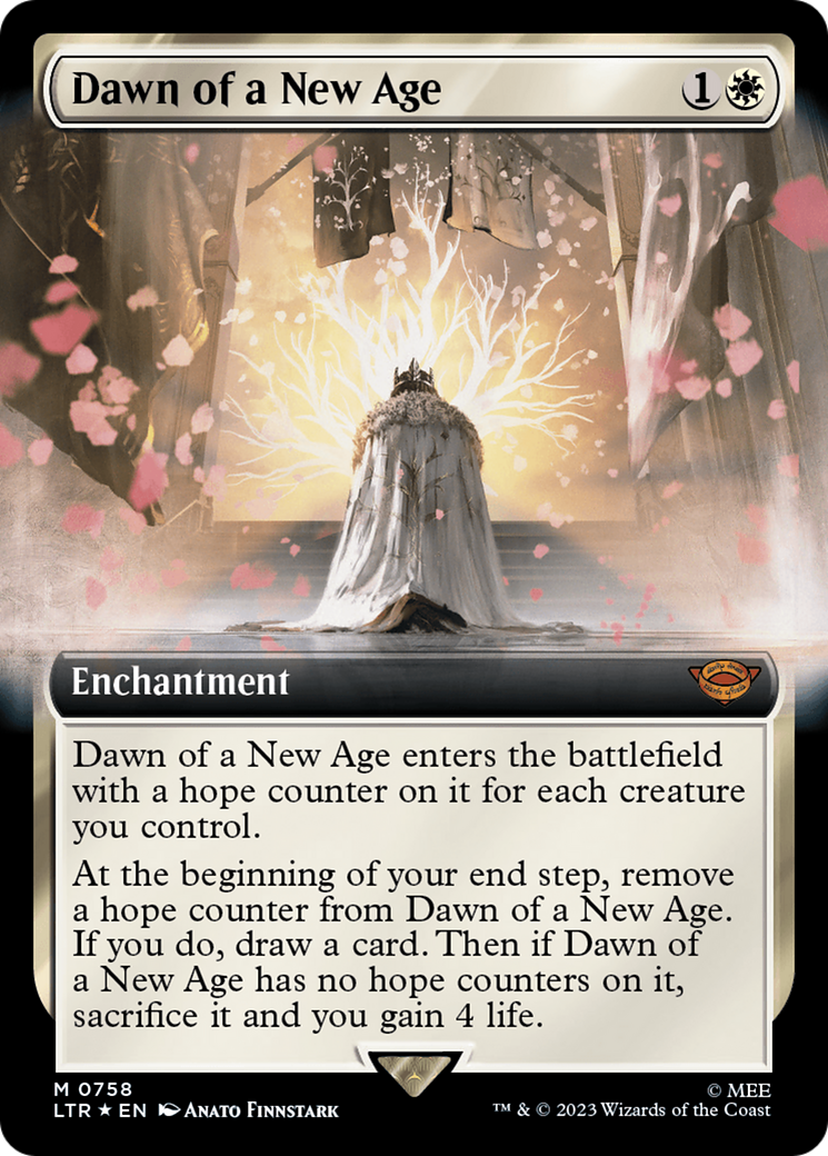 Dawn of a New Age (Extended Art) (Surge Foil) [The Lord of the Rings: Tales of Middle-Earth] | Clutch Gaming