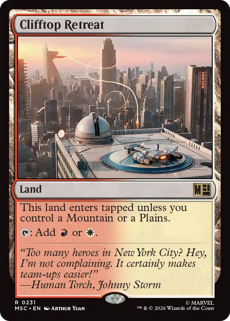 Clifftop Retreat [Marvel Super Heroes Commander] | Clutch Gaming
