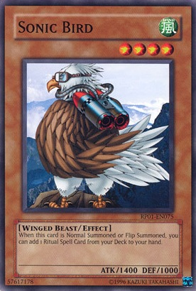 Sonic Bird [RP01-EN075] Common | Clutch Gaming