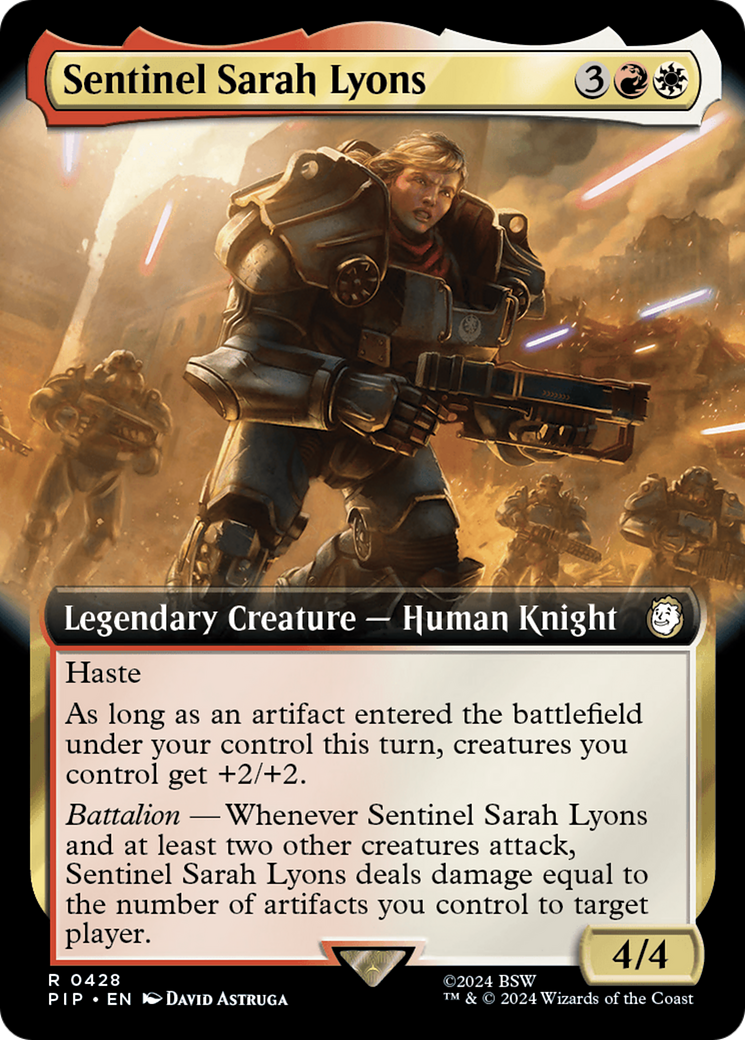 Sentinel Sarah Lyons (Extended Art) [Fallout] | Clutch Gaming