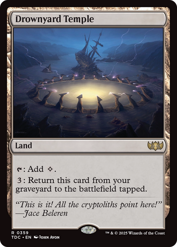 Drownyard Temple [Tarkir: Dragonstorm Commander] | Clutch Gaming