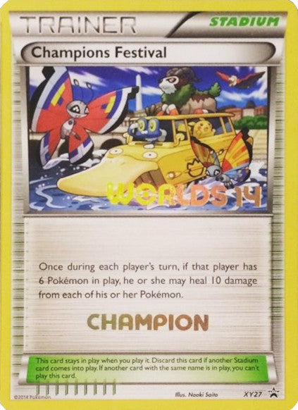 Champions Festival (XY27) (2014 Champion) [XY: Black Star Promos] | Clutch Gaming