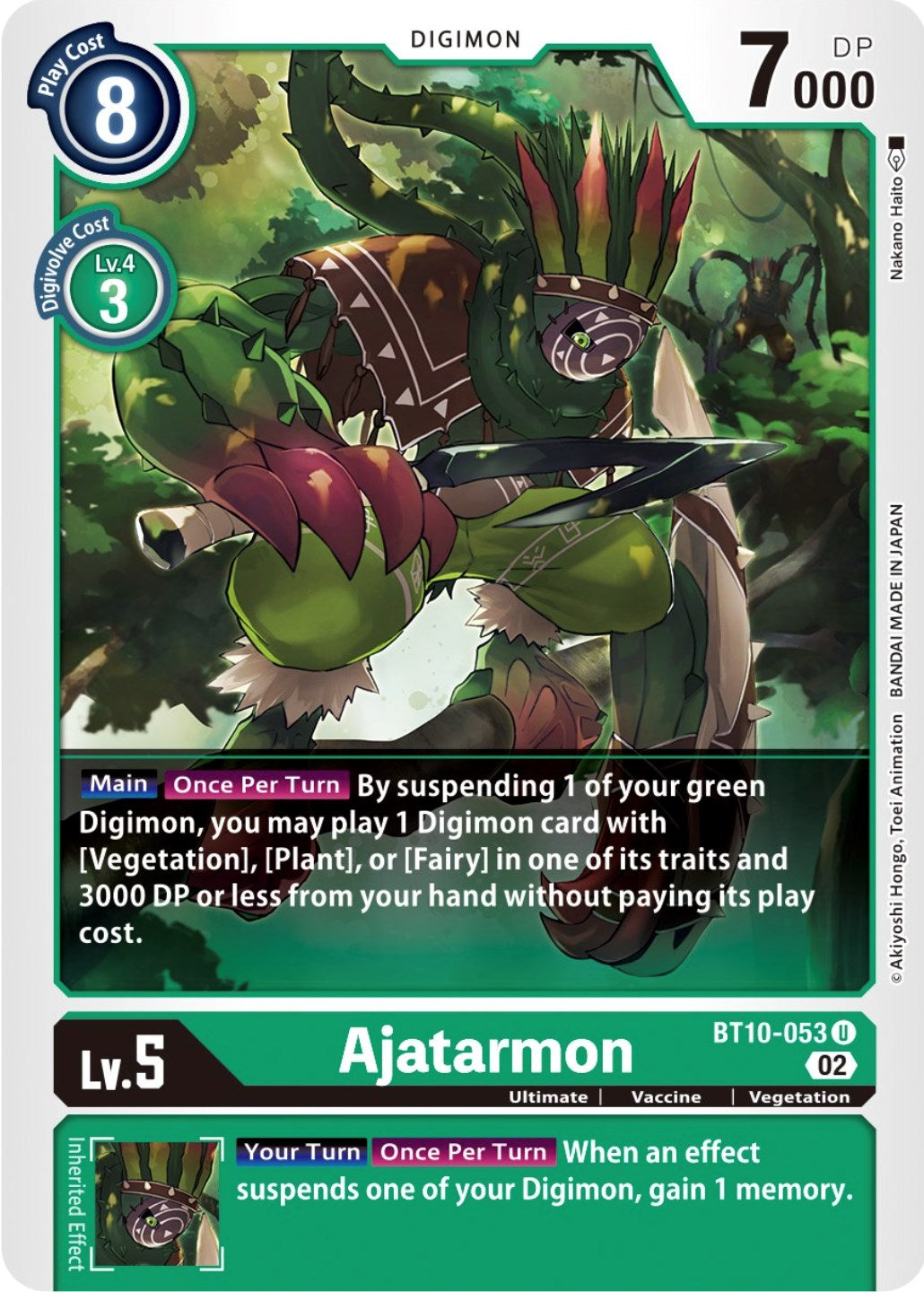 Ajatarmon [BT10-053] [Xros Encounter] | Clutch Gaming