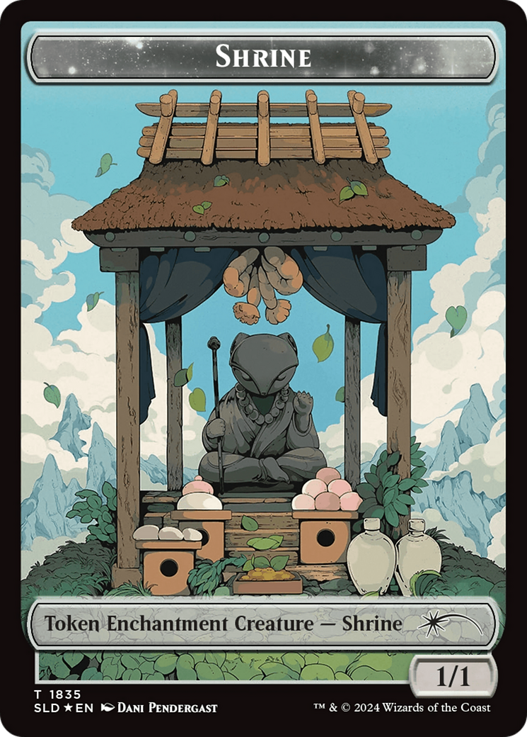 Shrine Token (Rainbow Foil) [Secret Lair: From Cute to Brute Tokens] | Clutch Gaming